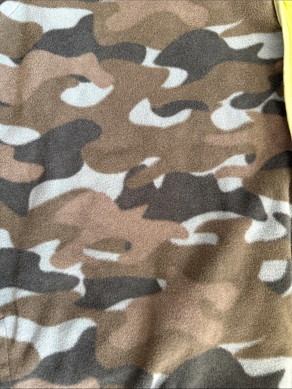 OshKosh B'gosh Olive/Green Camouflage Fleece Jacket with Lime Trim
